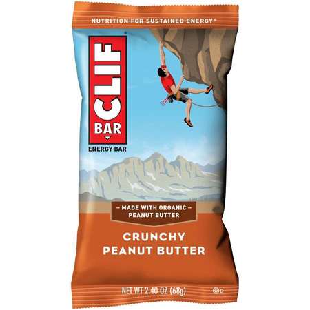 CLIF Clif Bar Crunchy Peanut Butter Energy Bar 2.4 oz., PK192 160008
